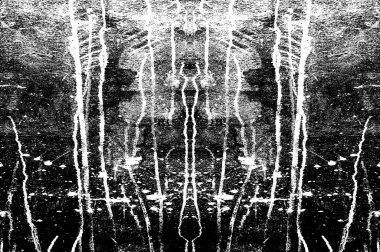 Koyu Grunge Geometrik Deseni