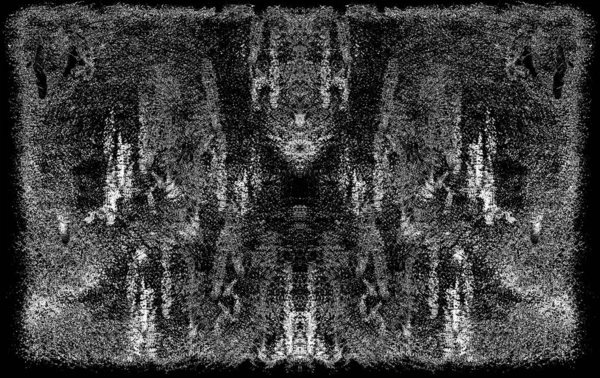 Koyu Grunge Geometrik Deseni