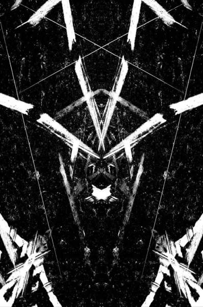 Koyu Grunge Geometrik Deseni — Stok fotoğraf