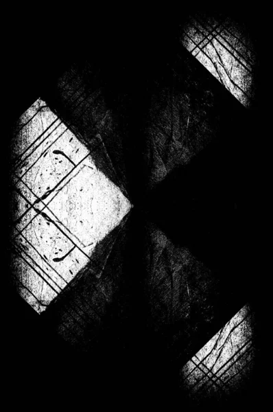 Dark Grunge Geometric Pattern — Stock Photo, Image