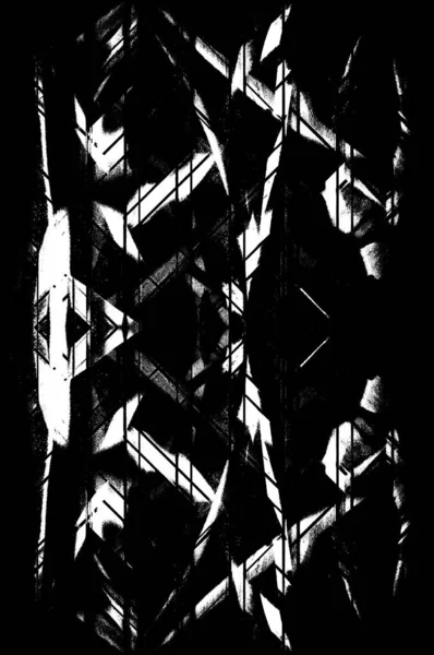 Dark Grunge Geometric Pattern — Stock Photo, Image