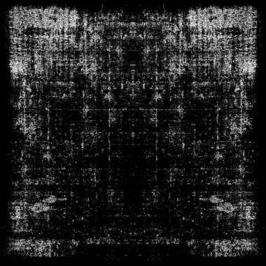 Koyu Grunge Geometrik Deseni