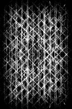 Koyu Grunge Geometrik Deseni