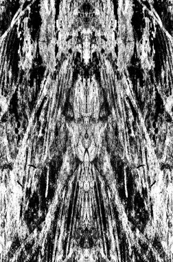 Koyu Grunge Geometrik Deseni