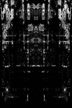 Koyu Grunge Geometrik Deseni