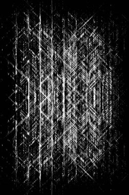 Koyu Grunge Geometrik Deseni