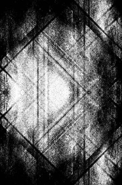 Koyu Grunge Geometrik Deseni