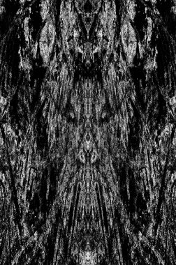 Koyu Grunge Geometrik Deseni