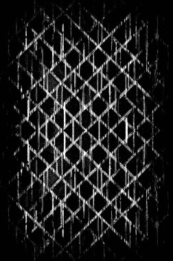 Koyu Grunge Geometrik Deseni