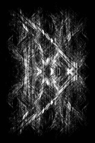 Koyu Grunge Geometrik Deseni