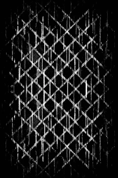 Koyu Grunge Geometrik Deseni