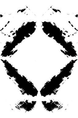 Koyu Grunge Geometrik Deseni