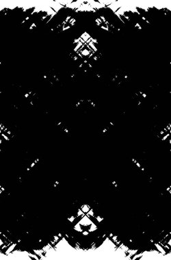 Koyu Grunge Geometrik Deseni