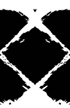 Koyu Grunge Geometrik Deseni