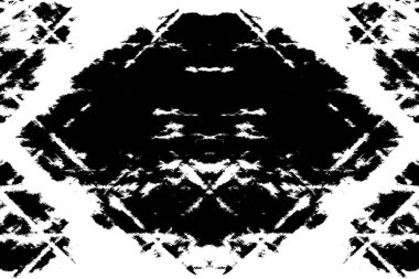 Koyu Grunge Geometrik Deseni