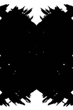 Koyu Grunge Geometrik Deseni