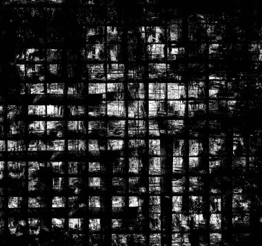 Koyu Grunge Geometrik Deseni