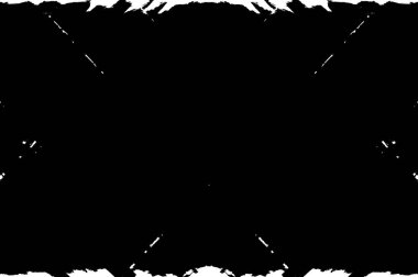 Koyu Grunge Geometrik Deseni