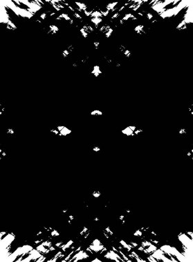 Koyu Grunge Geometrik Deseni