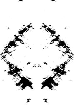 Koyu Grunge Geometrik Deseni