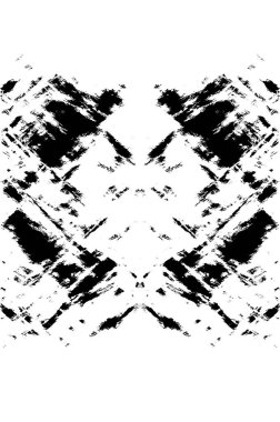 Koyu Grunge Geometrik Deseni