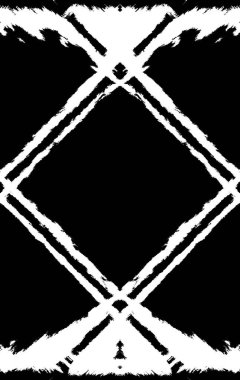 Koyu Grunge Geometrik Deseni