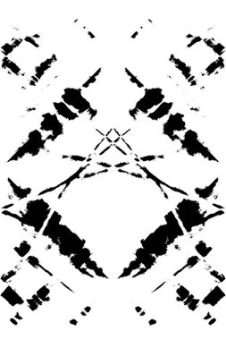 Koyu Grunge Geometrik Deseni