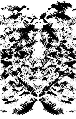 Koyu Grunge Geometrik Deseni