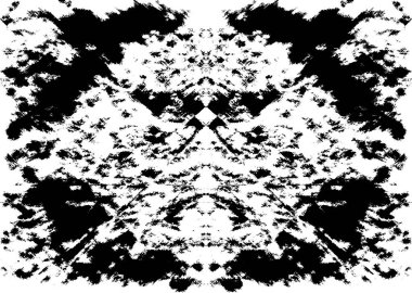 Koyu Grunge Geometrik Deseni