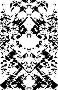 Koyu Grunge Geometrik Deseni