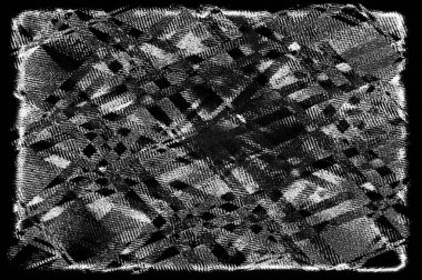 Koyu Grunge Geometrik Deseni