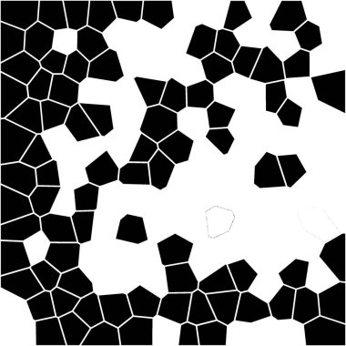 Koyu Grunge Geometrik Deseni