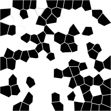 Koyu Grunge Geometrik Deseni