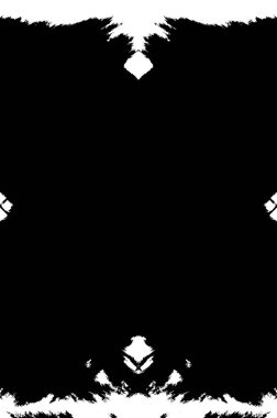 Koyu Grunge Geometrik Deseni