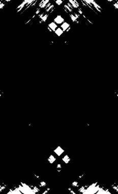 Koyu Grunge Geometrik Deseni