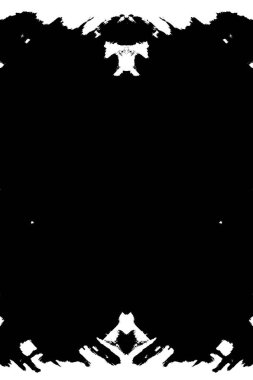 Koyu Grunge Geometrik Deseni