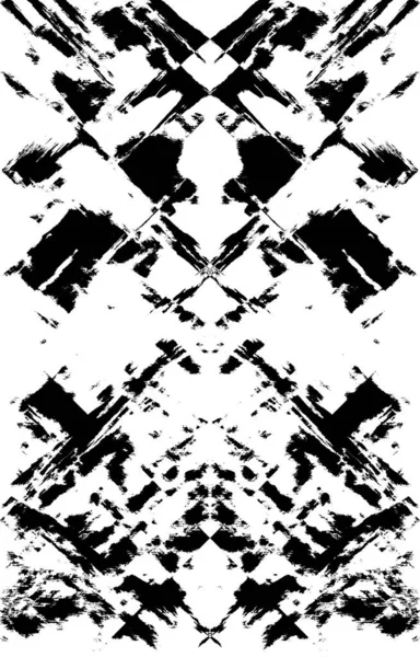 Koyu Grunge Geometrik Deseni