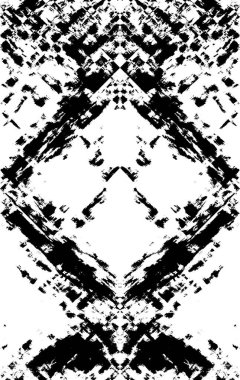 Koyu Grunge Geometrik Deseni