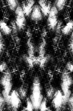 Siyah beyaz monokrom eski grunge vintage eskimiş arka plan soyut antika desenli retro model