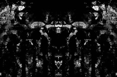 Siyah beyaz monokrom eski grunge vintage eskimiş arka plan soyut antika desenli retro model