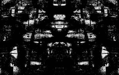 Siyah beyaz monokrom eski grunge vintage eskimiş arka plan soyut antika desenli retro model