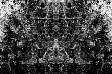 Siyah beyaz monokrom eski grunge vintage eskimiş arka plan soyut antika desenli retro model