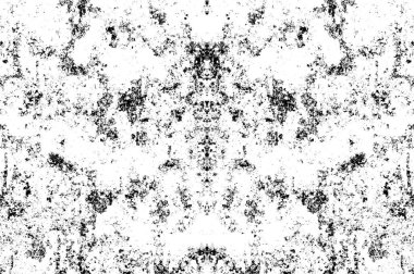 Koyu Grunge Geometrik Deseni