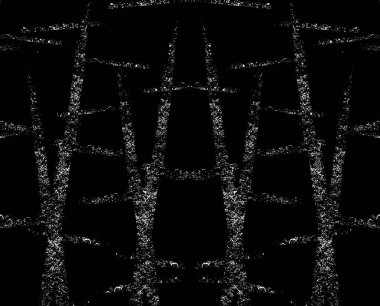 Koyu Grunge Geometrik Deseni