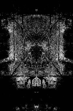 Siyah beyaz monokrom eski grunge vintage eskimiş arka plan soyut antika desenli retro model