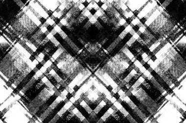 Koyu Grunge Geometrik Deseni