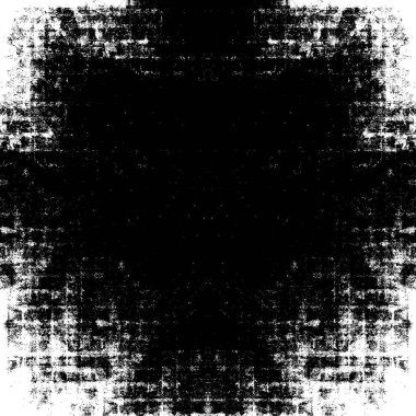 Koyu Grunge Geometrik Deseni