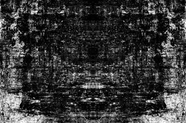 Siyah beyaz monokrom eski grunge vintage eskimiş arka plan soyut antika desenli retro model