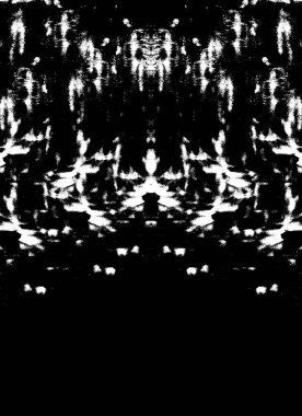 Koyu Grunge Geometrik Deseni