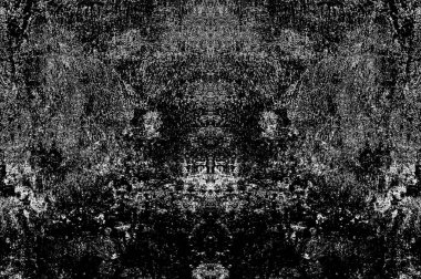 Siyah beyaz monokrom eski grunge vintage eskimiş arka plan soyut antika desenli retro model